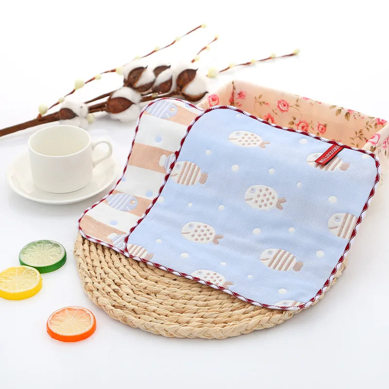 Cute Cartoon Cotton Burp Cloths Baby Accessories