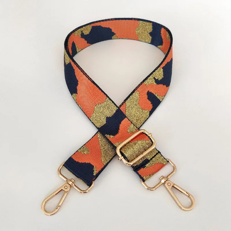 new wide camouflage webbing adjustable shoulder messenger long strap