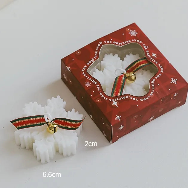 Cartoon Christmas Gift Box Creative Birthday Present Beautiful Resin Candle Souvenir Ideal For Christmas Small Gifts