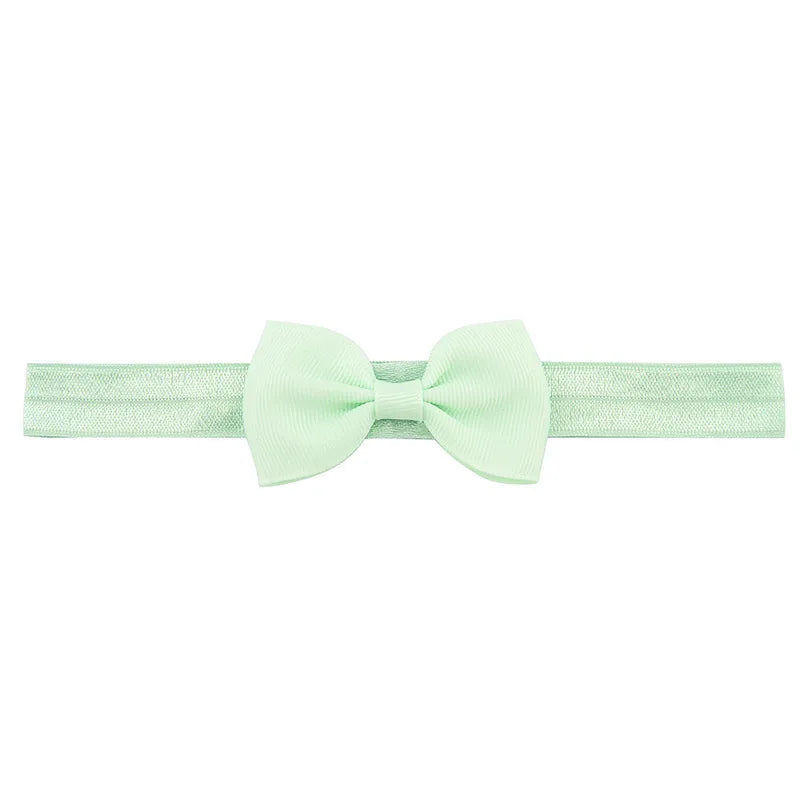 Explosive New Hairband Simple Kidsren's Multi-color Optional Bow Rib Single Knot Headband Hot Sale