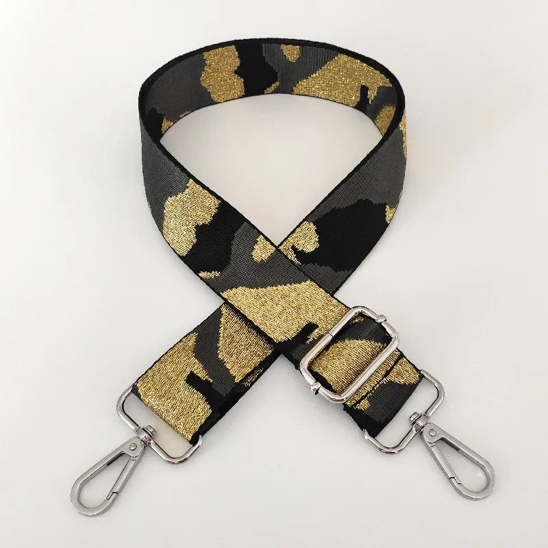 new wide camouflage webbing adjustable shoulder messenger long strap