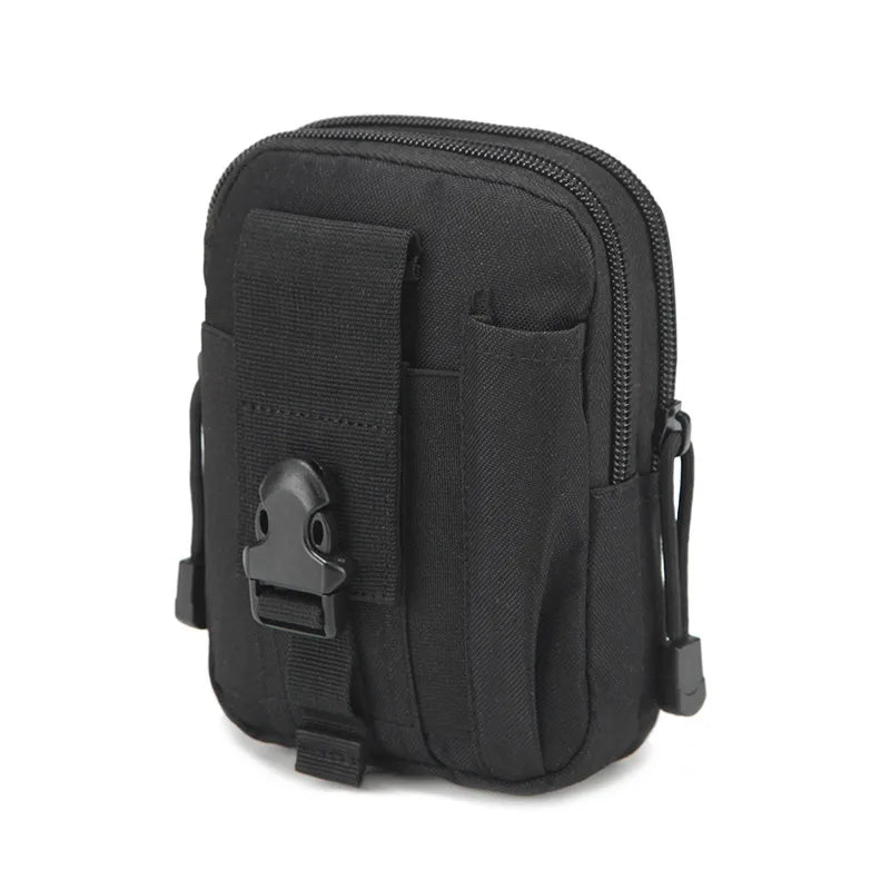 Unisex Simple Style Camouflage Nylon Waist Bags