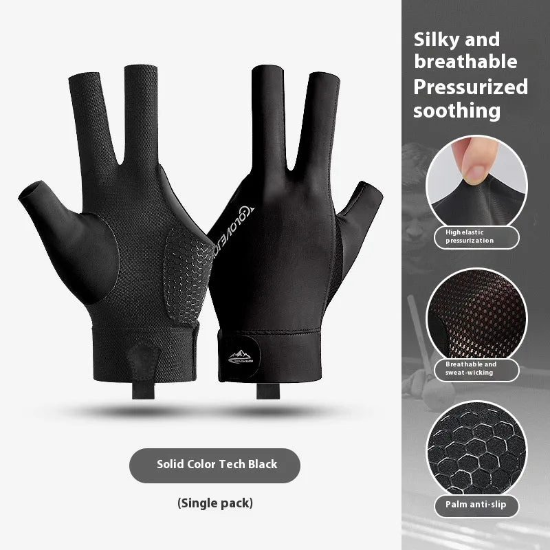 Vocabulary Words/Name Multicolor Spandex Polyester Billiard Gloves
