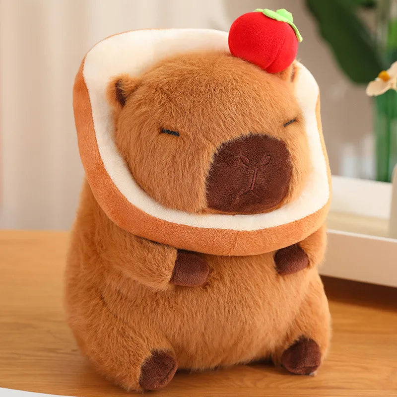 Trendy Capybara Plush Toy Cute Birthday Gift Children's Stuffed Animal Doll Transforming Plushie PP Cotton Material