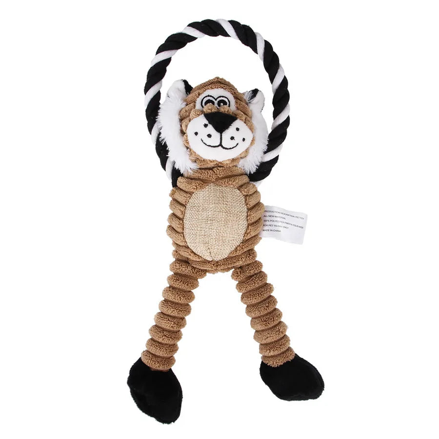 cute cloth animal pet toys