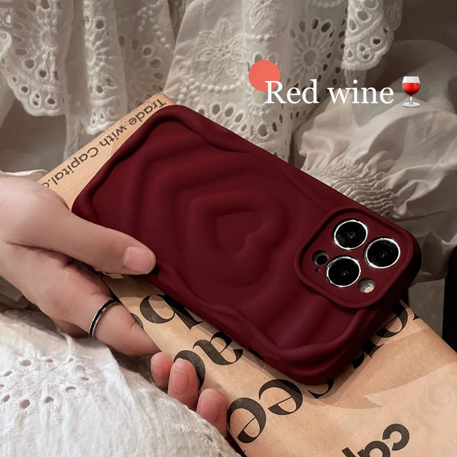 preppy style simple style solid color phone cases