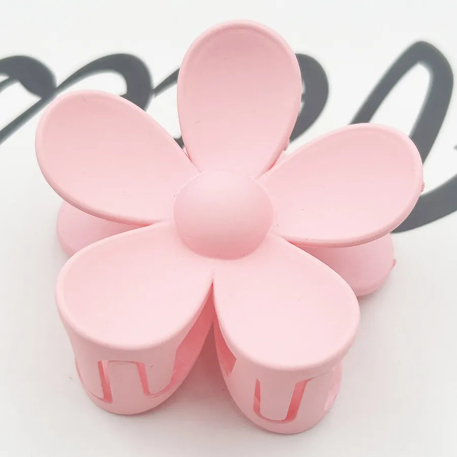 Frosted Flower Hair Clip Back Head Updo Hair Clip Barrettes Ponytail Bun High-Grade Sense Barrettes Shark Clip Wholesale