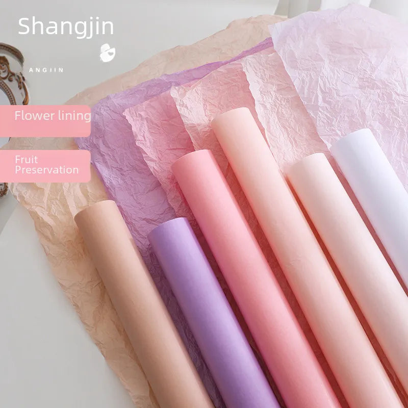 Sydney paper white bouquet packaging baking lining wrapping paper flowers floral wrapping paper hand-rolled paper preservative paper