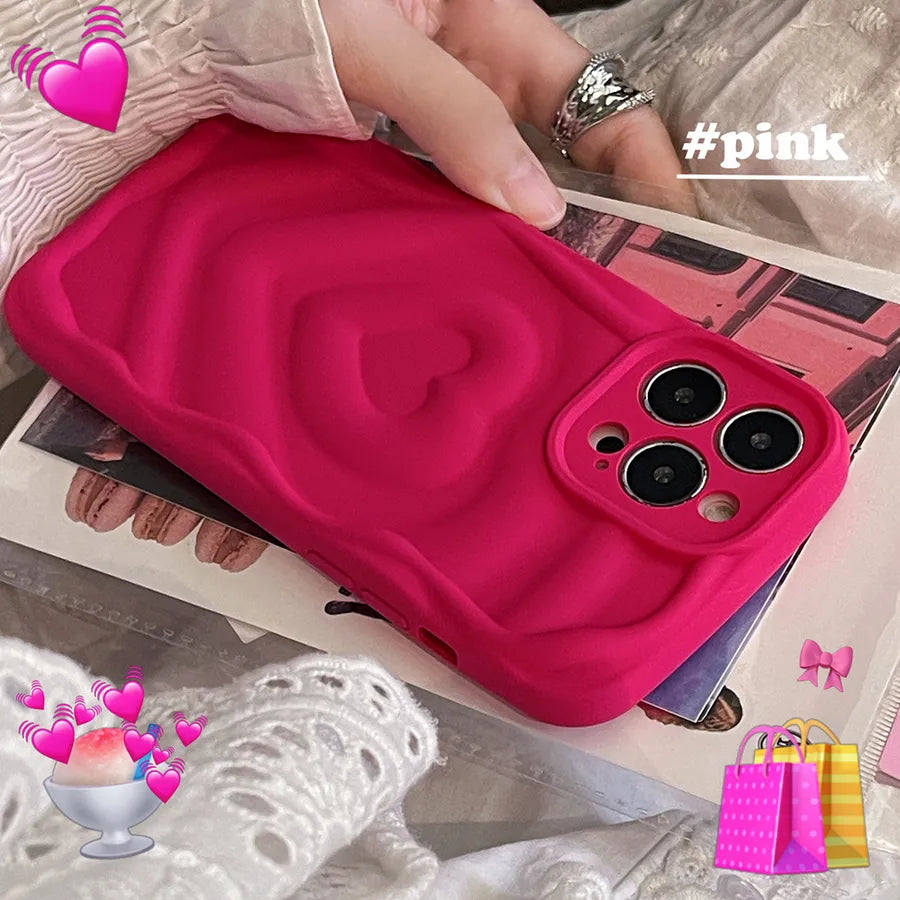preppy style simple style solid color phone cases