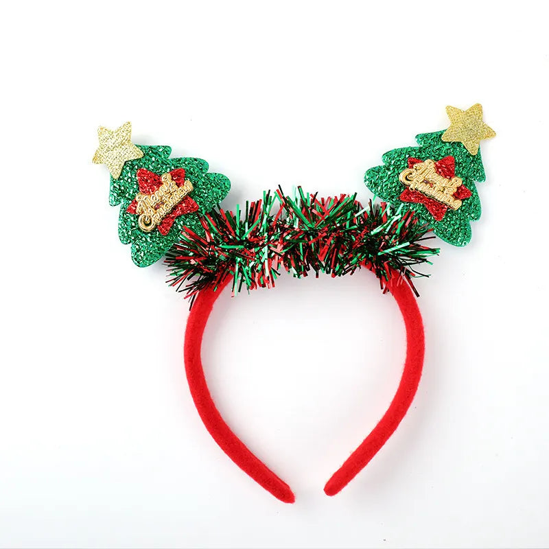 Christmas Cartoon Style Christmas Tree Snowman Snowflake Party Festival
