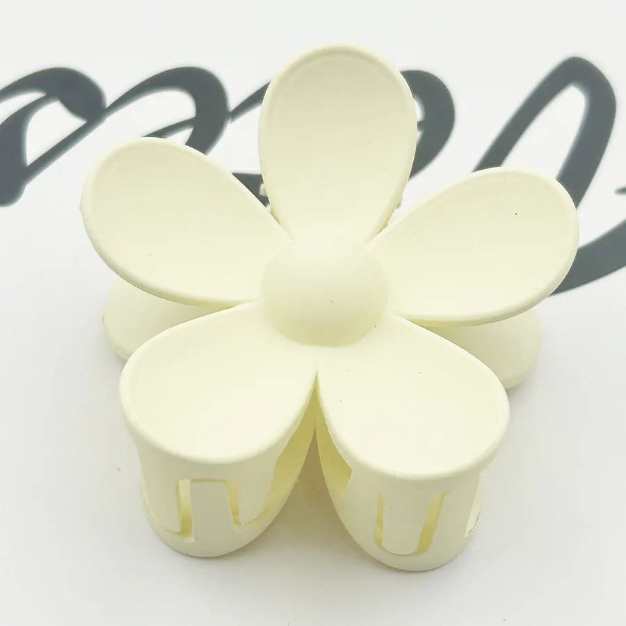 Frosted Flower Hair Clip Back Head Updo Hair Clip Barrettes Ponytail Bun High-Grade Sense Barrettes Shark Clip Wholesale