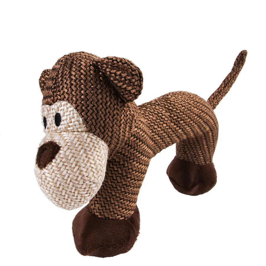 cute cloth animal pet toys