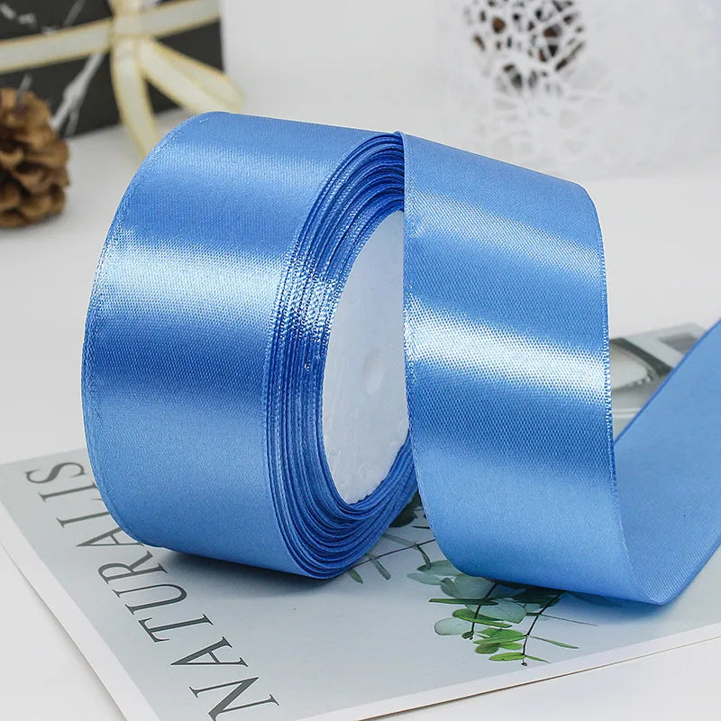 Modern Style Solid Color Polyester Holiday Wedding Birthday Party Supplies Gift Wrapping Supplies 1 Roll