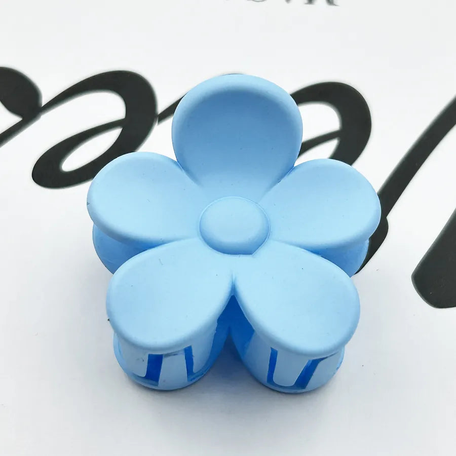 Frosted Flower Hair Clip Back Head Updo Hair Clip Barrettes Ponytail Bun High-Grade Sense Barrettes Shark Clip Wholesale