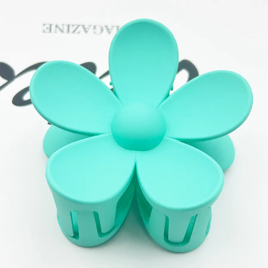 Frosted Flower Hair Clip Back Head Updo Hair Clip Barrettes Ponytail Bun High-Grade Sense Barrettes Shark Clip Wholesale