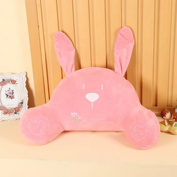 Cute Cartoon Lumbar Support Pillow Office Chair Backrest Pad Car Seat Cushion Pregnant Women Waist Pillow
