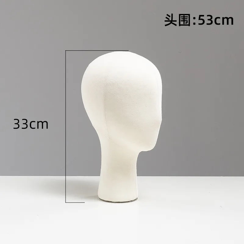 Pin Head Model Prop Display Stand Wig Hat Glasses Scarf Jewelry Holder Female Adult Mannequin Hair Extension Tool Kit