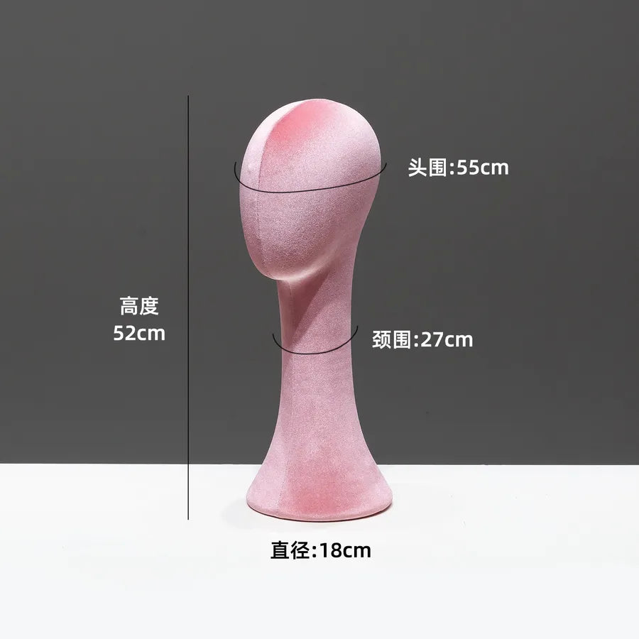 Mannequin Head Display Stand Hat Necklace Holder Pin-able Wig Adult Unisex Model Hairdressing Salon Beauty School Supplies