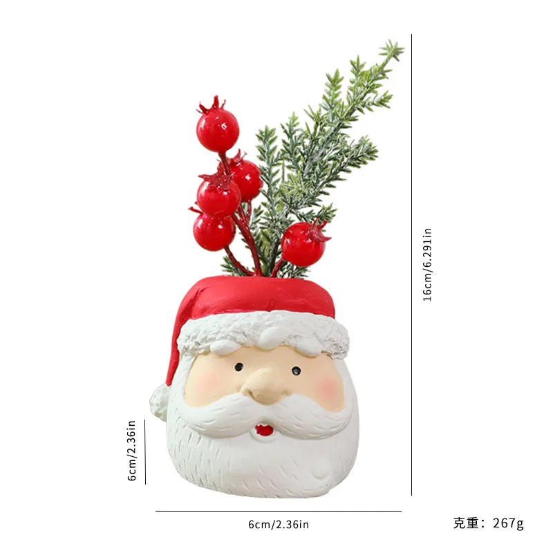 St. Far New Resin Christmas Dwarf Doll Santa Snowman Decoration Modern Artistic European Style Christmas Decorations Ornaments