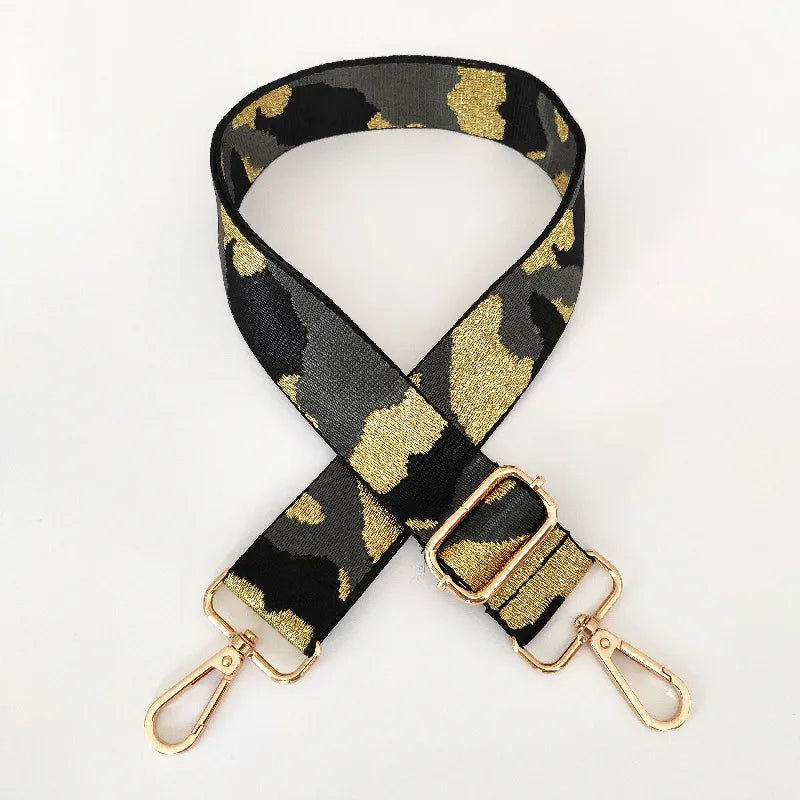 new wide camouflage webbing adjustable shoulder messenger long strap