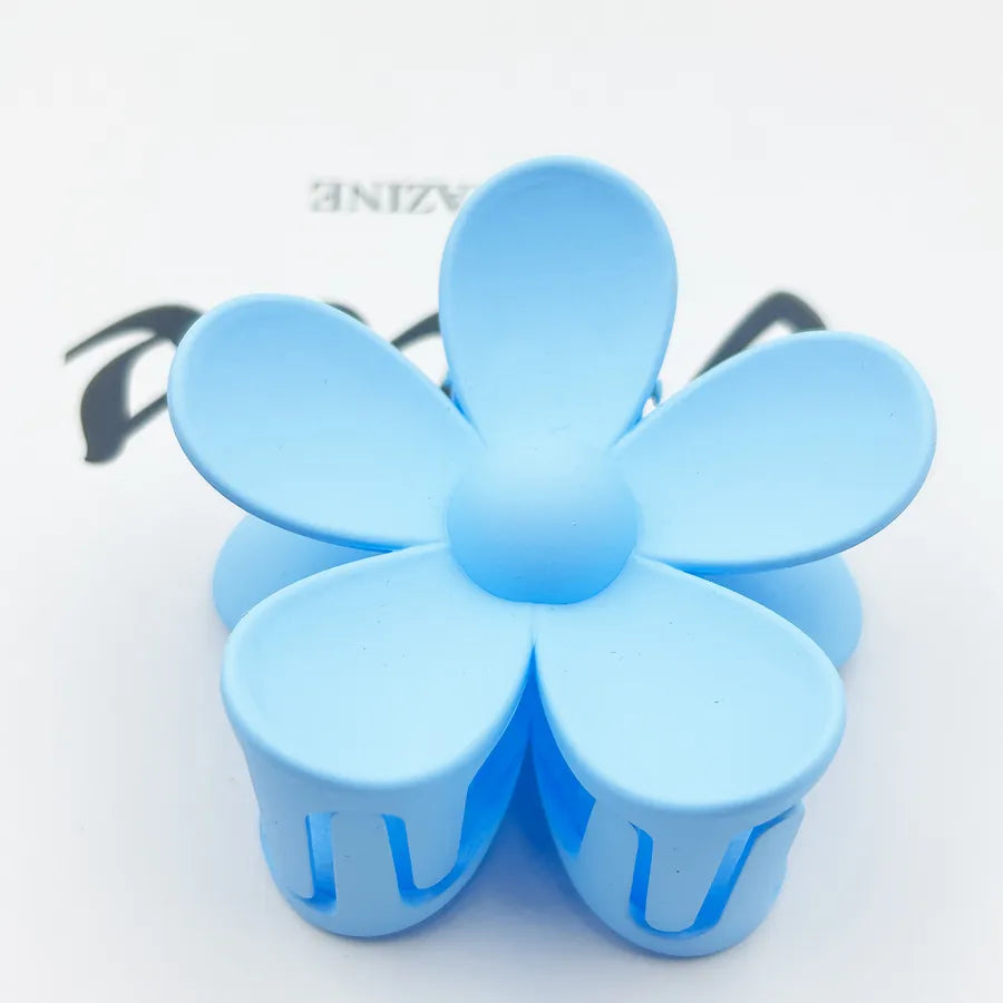 Frosted Flower Hair Clip Back Head Updo Hair Clip Barrettes Ponytail Bun High-Grade Sense Barrettes Shark Clip Wholesale