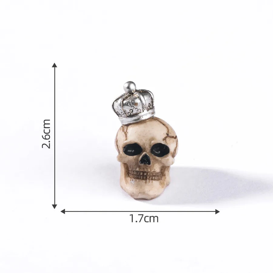 New Halloween Skeleton Bat Doll Diy Decorative Accessories Miniature Landscape Small Ornaments Resin Crafts Cartoon Style