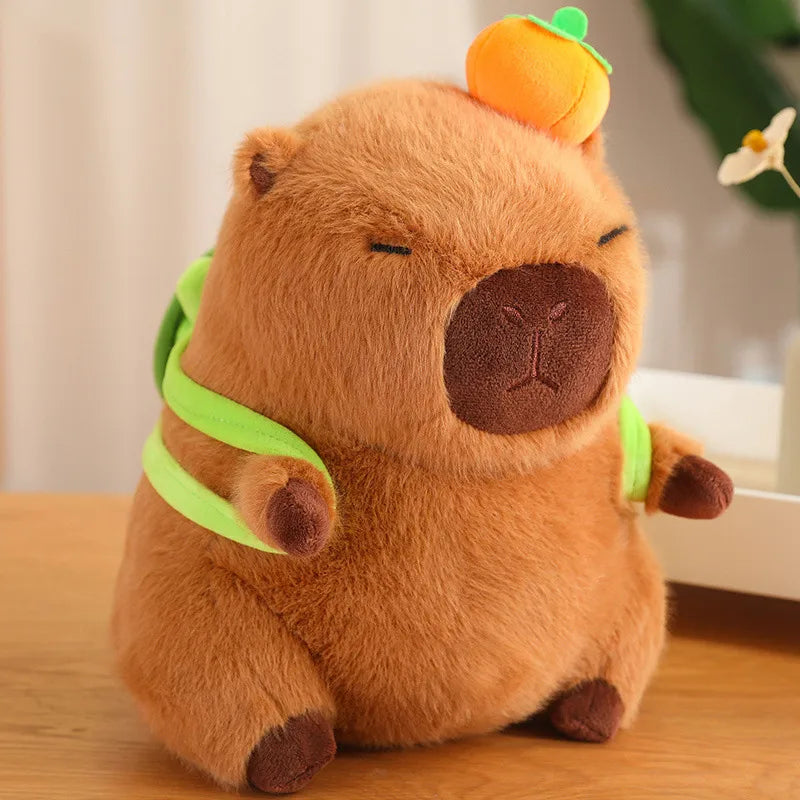 Trendy Capybara Plush Toy Cute Birthday Gift Children's Stuffed Animal Doll Transforming Plushie PP Cotton Material