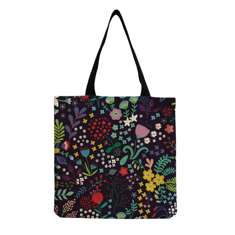 women's fashion flower shopping bags