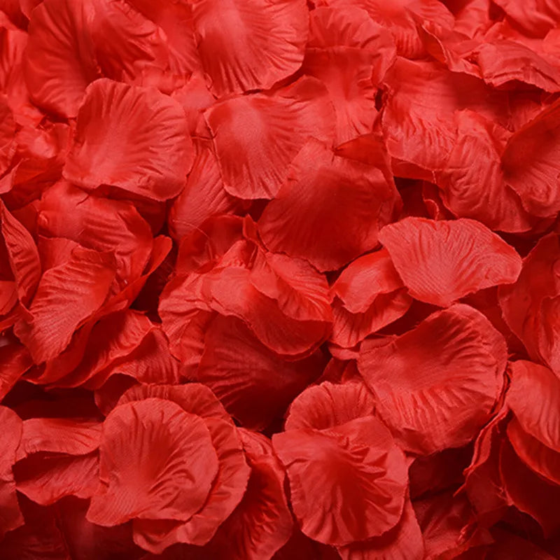 Non-woven 100 pieces of simulated petals rose petals wedding wedding room layout wedding supplies factory direct sales