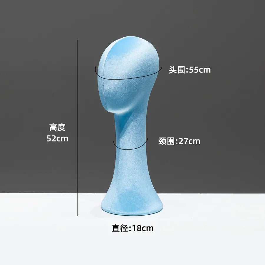 Mannequin Head Display Stand Hat Necklace Holder Pin-able Wig Adult Unisex Model Hairdressing Salon Beauty School Supplies