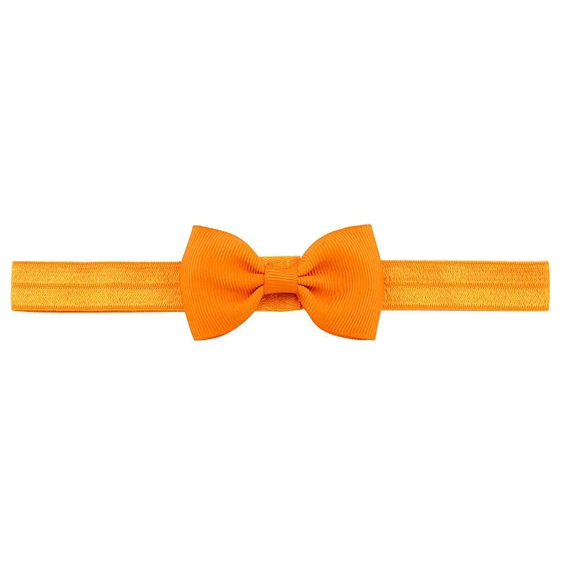 Explosive New Hairband Simple Kidsren's Multi-color Optional Bow Rib Single Knot Headband Hot Sale