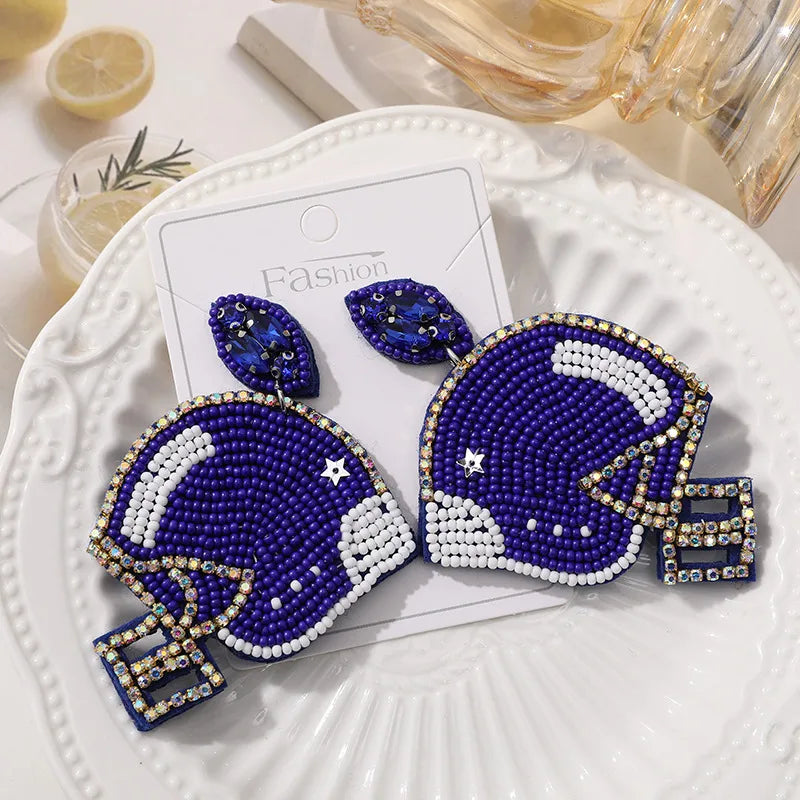 Handmade Christmas Tree Pumpkin Snowflake Earrings Women's Festive Atmosphere Sensation Ear Jewelry Holiday Flower Design