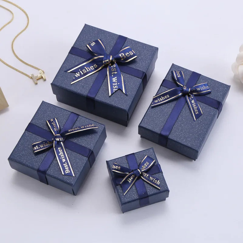 1 Piece Paper Simple Style Daily Solid Color Jewelry Boxes