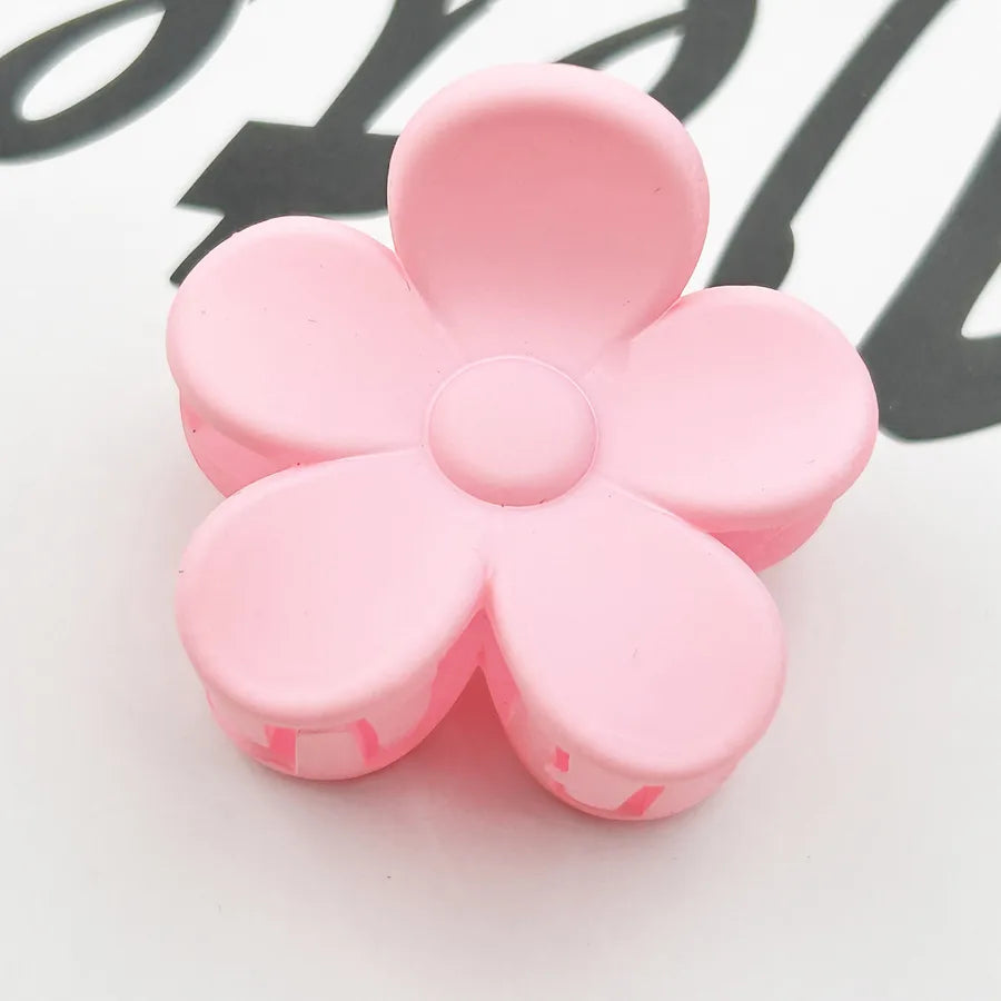 Frosted Flower Hair Clip Back Head Updo Hair Clip Barrettes Ponytail Bun High-Grade Sense Barrettes Shark Clip Wholesale