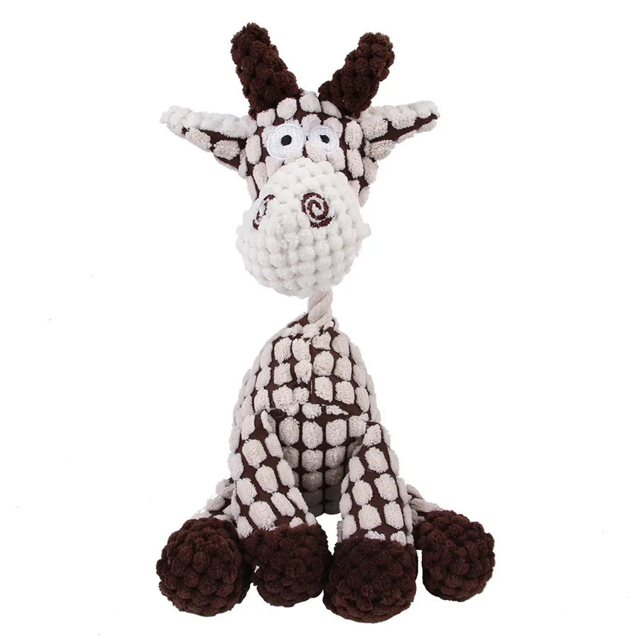 cute cloth animal pet toys