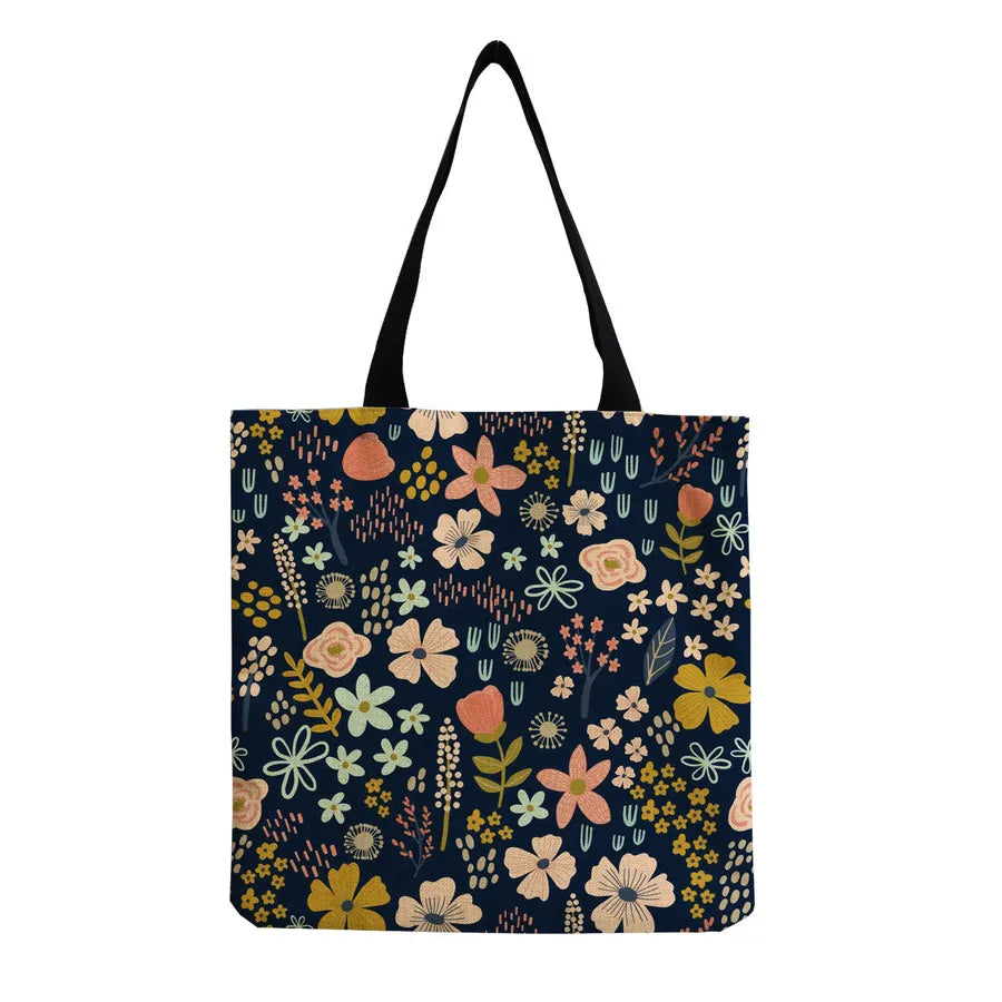 women's fashion flower shopping bags