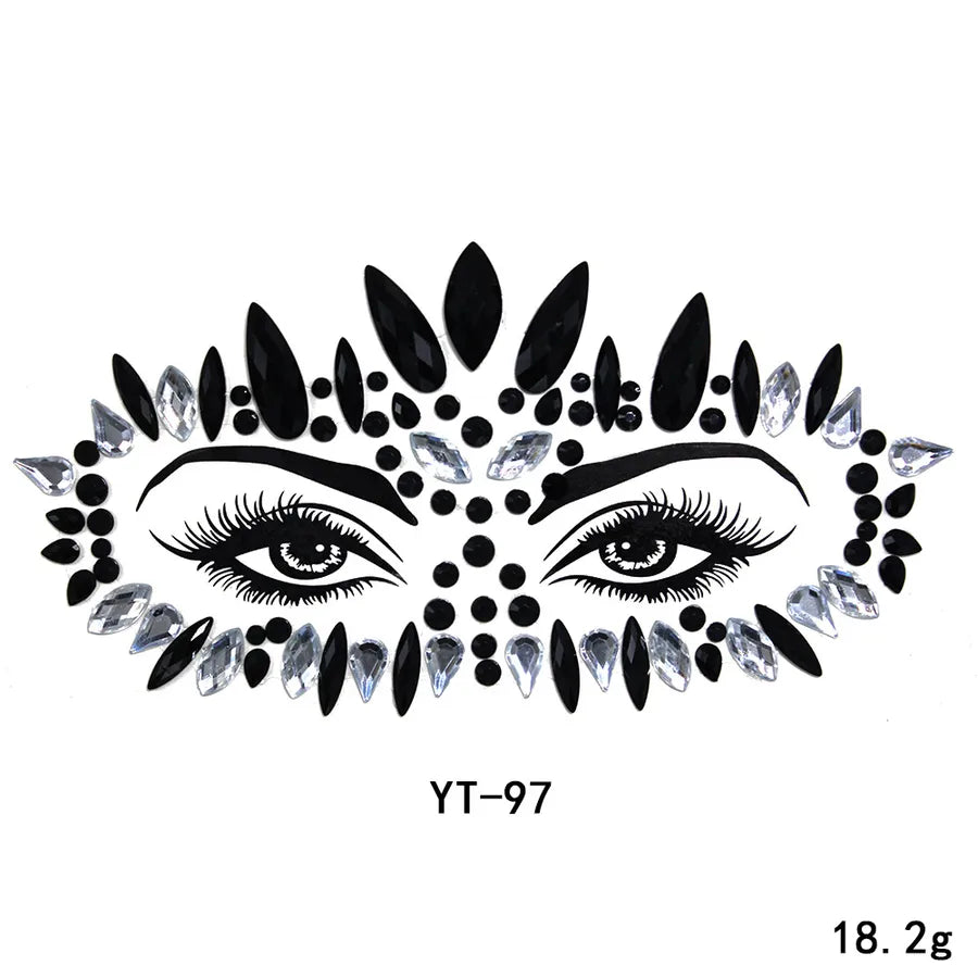 water droplets arylic tattoos & body art 1 piece