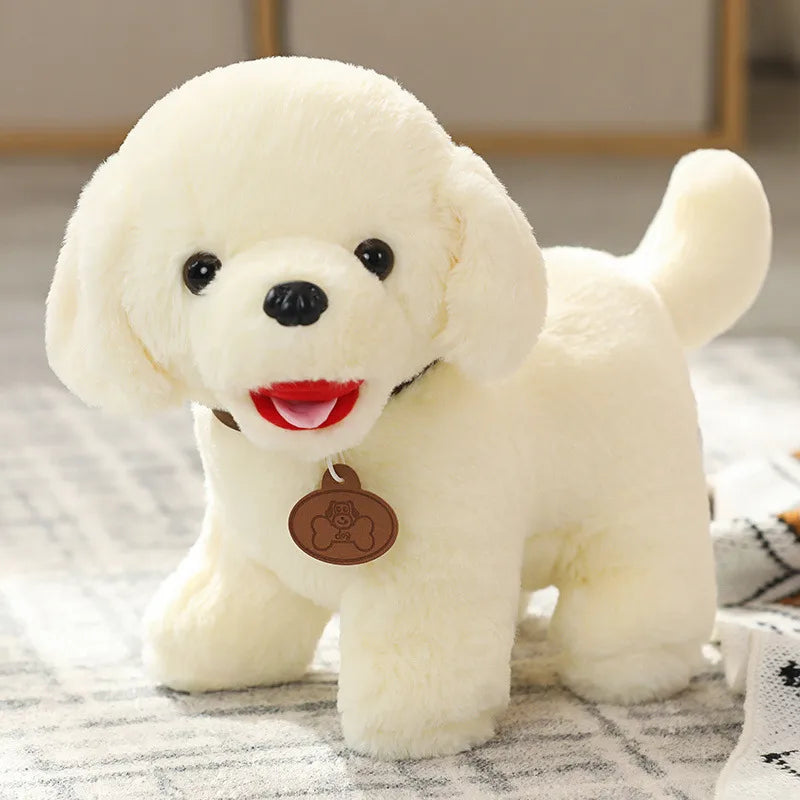 Small Size Teddy Shiba Inu Pomeranian Plush Dolls Realistic Dog Toy Soft PP Cotton Sleeping Companion Dolls For Children