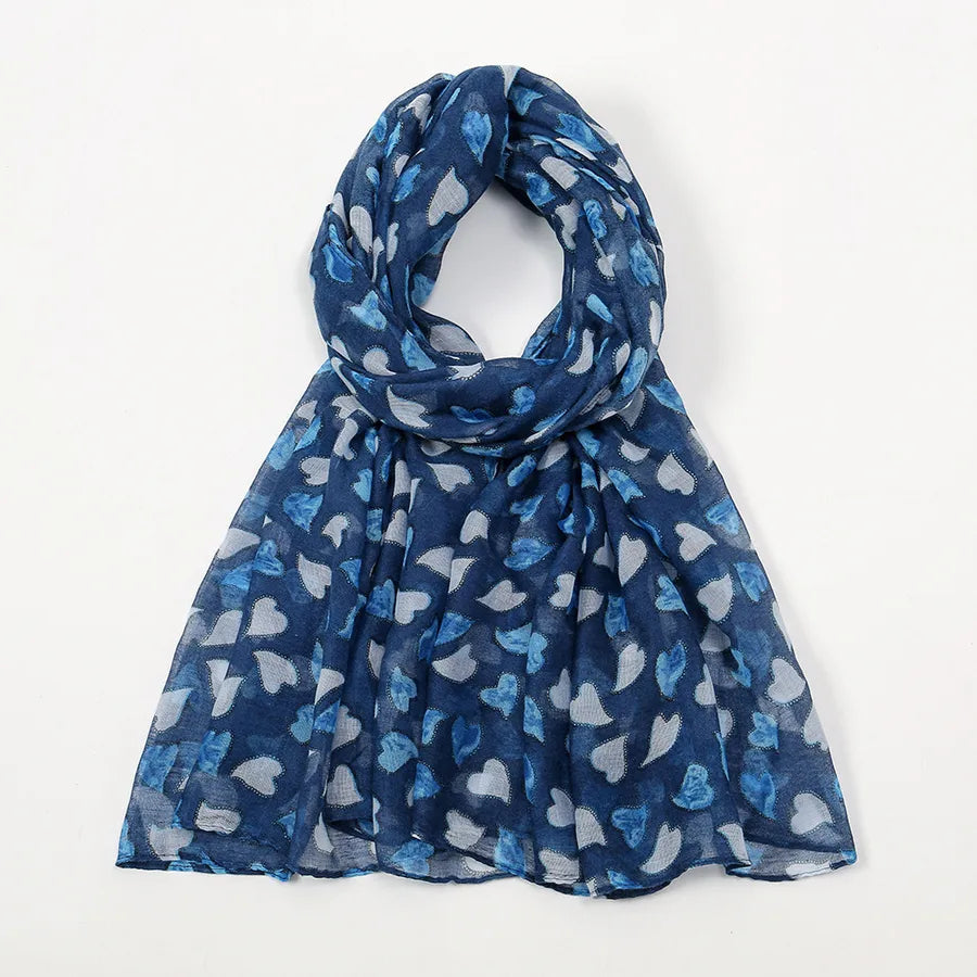 Women's Simple Style Color Block Voile Scarf