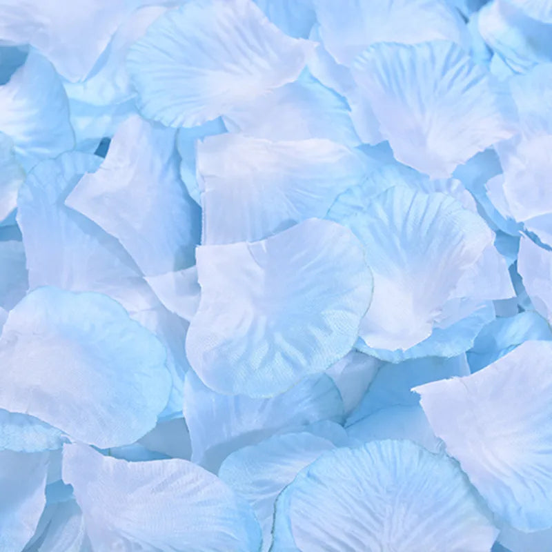 Non-woven 100 pieces of simulated petals rose petals wedding wedding room layout wedding supplies factory direct sales