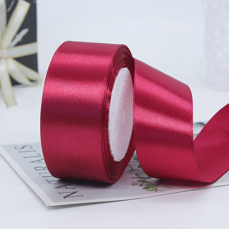 Modern Style Solid Color Polyester Holiday Wedding Birthday Party Supplies Gift Wrapping Supplies 1 Roll