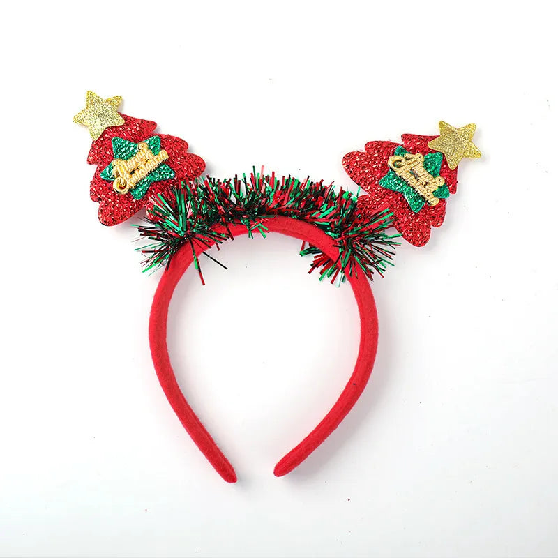 Christmas Cartoon Style Christmas Tree Snowman Snowflake Party Festival