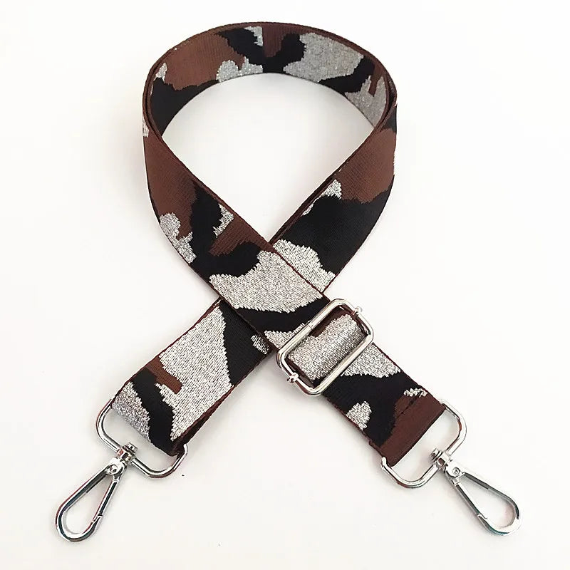 new wide camouflage webbing adjustable shoulder messenger long strap