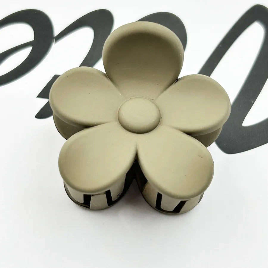 Frosted Flower Hair Clip Back Head Updo Hair Clip Barrettes Ponytail Bun High-Grade Sense Barrettes Shark Clip Wholesale