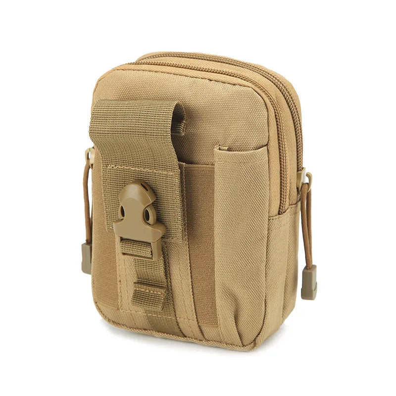 Unisex Simple Style Camouflage Nylon Waist Bags