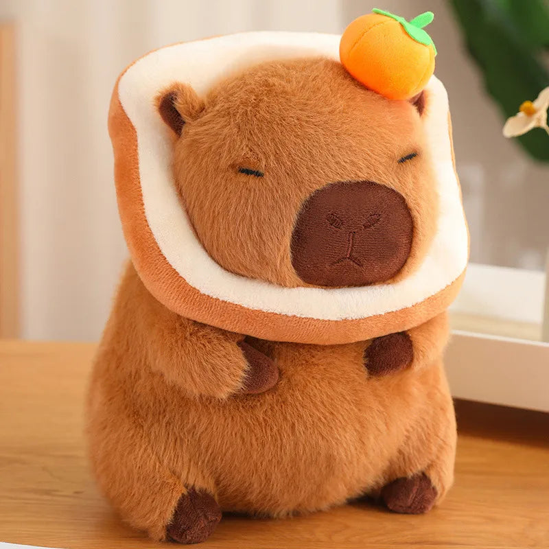 Trendy Capybara Plush Toy Cute Birthday Gift Children's Stuffed Animal Doll Transforming Plushie PP Cotton Material