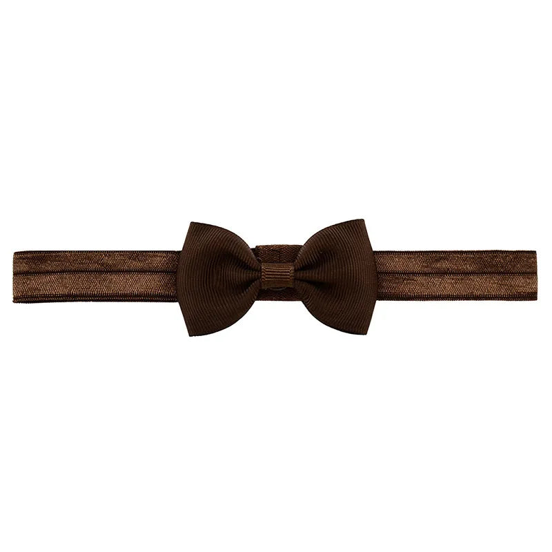 Explosive New Hairband Simple Kidsren's Multi-color Optional Bow Rib Single Knot Headband Hot Sale