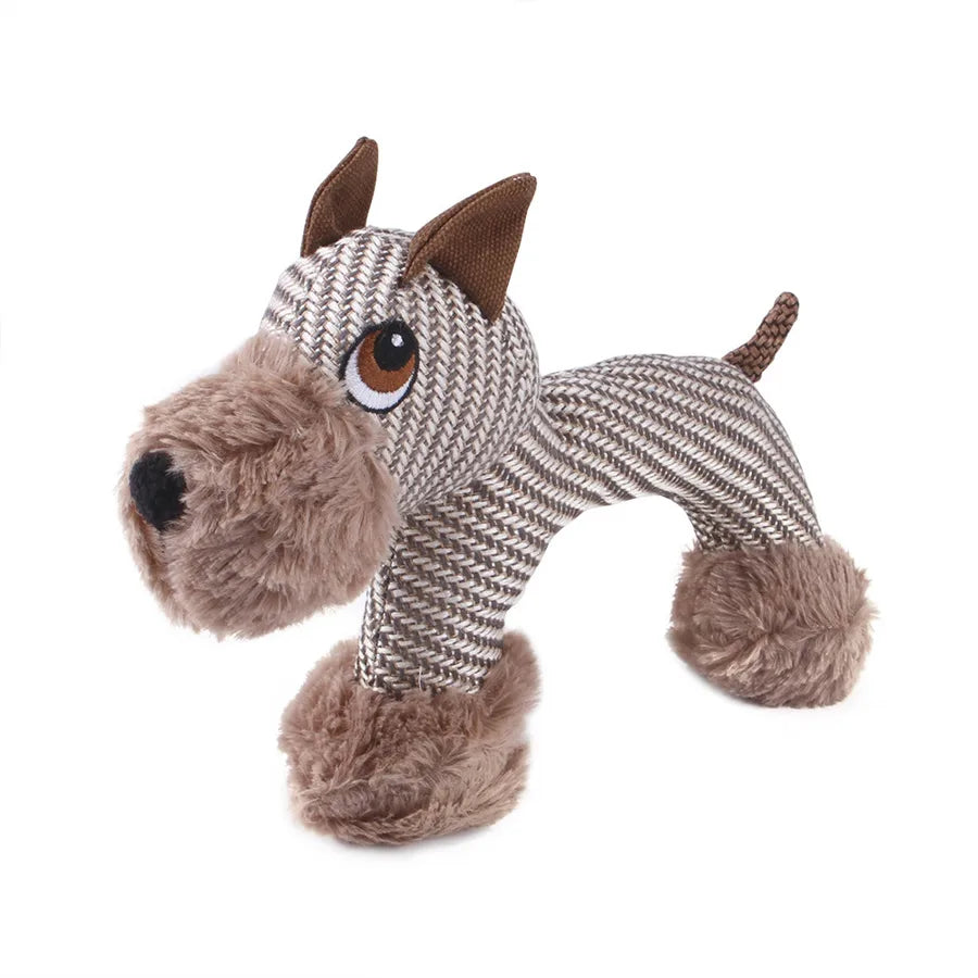 cute cloth animal pet toys