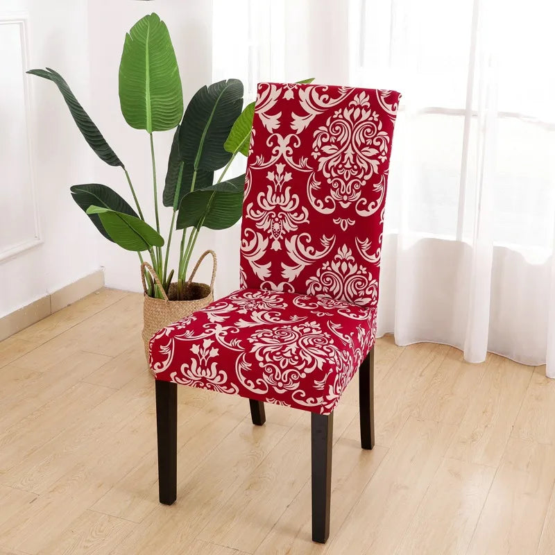 Chair Cover Hotel Chair Cover Dining Chair Cover One-piece Elastic Chair Cover Office Computer Seat Cover