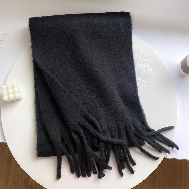 Unisex Casual Simple Style Classic Style Lattice Imitation cashmere Scarf